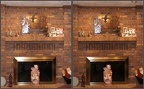 Fireplace stereogram